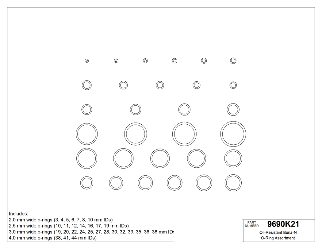 Technical drawing - 9690K21